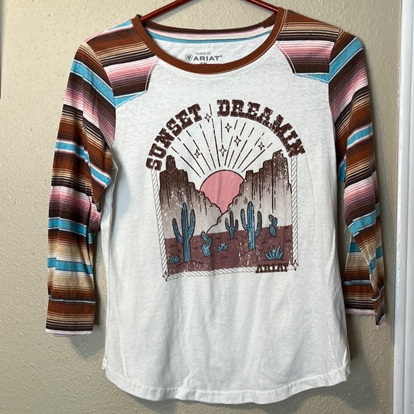 Ariat 3/4 length sleet t shirt - Picture 1 of 2